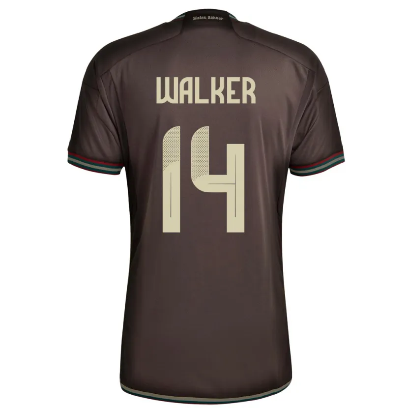 Danxen Kid Jamaica Ricshya Walker #14 Night Brown Away Jersey 24-26 T-Shirt