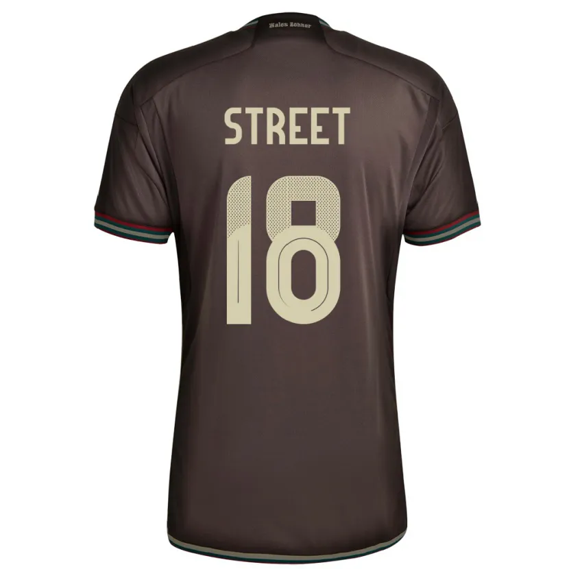 Danxen Kid Jamaica Sydnie Street #18 Night Brown Away Jersey 24-26 T-Shirt