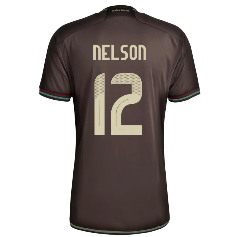 Danxen Kid Jamaica Tyiesha Nelson #12 Night Brown Away Jersey 24-26 T-Shirt