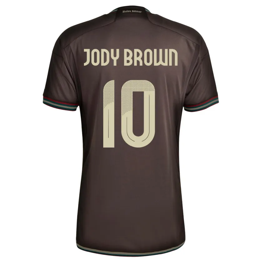 Danxen Kid Jamaica Jody Brown #10 Night Brown Away Jersey 24-26 T-Shirt