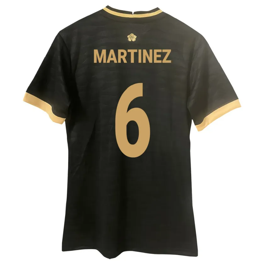 Danxen Kid Panama Christian Martínez #6 Black Away Jersey 24-26 T-Shirt