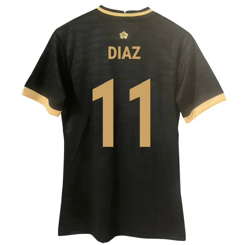 Danxen Kid Panama Ismael Díaz #11 Black Away Jersey 24-26 T-Shirt