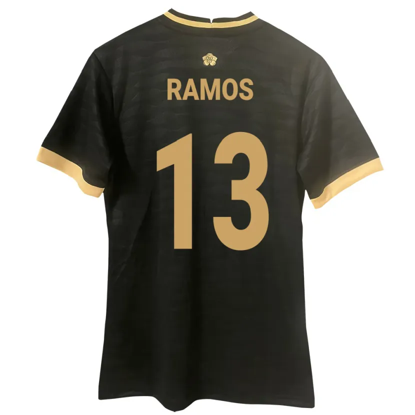 Danxen Kid Panama Jiovany Ramos #13 Black Away Jersey 24-26 T-Shirt