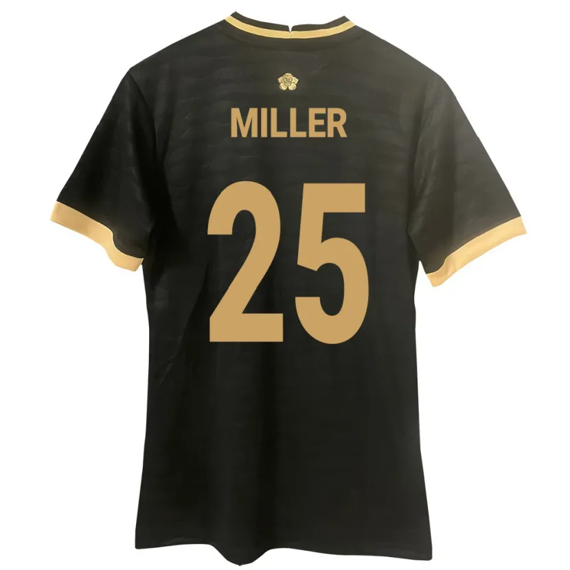 Danxen Kid Panama Roderick Miller #25 Black Away Jersey 24-26 T-Shirt