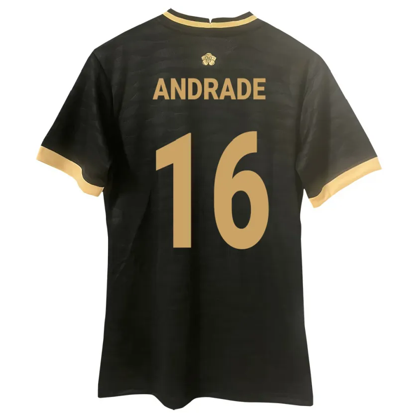 Danxen Kid Panama Andrés Andrade #16 Black Away Jersey 24-26 T-Shirt