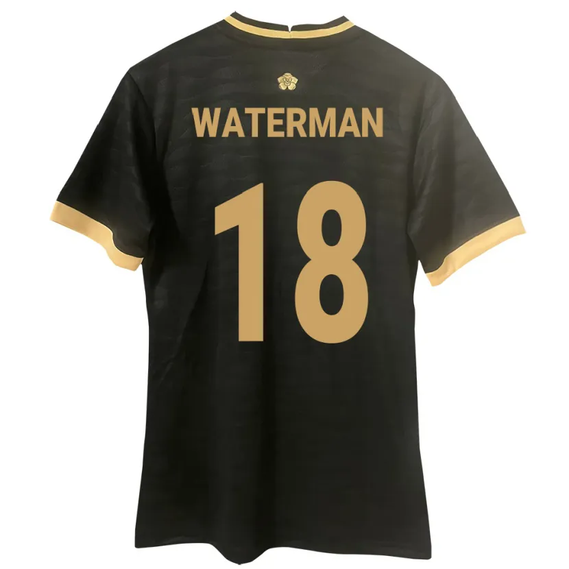 Danxen Kid Panama Cecilio Waterman #18 Black Away Jersey 24-26 T-Shirt