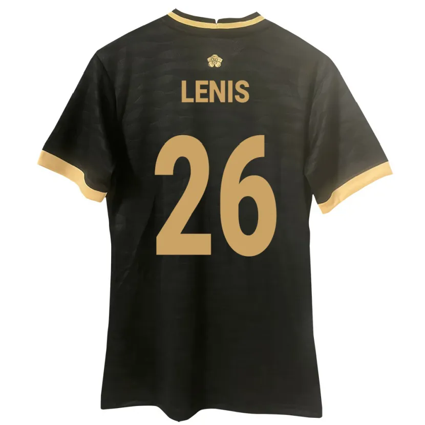 Danxen Kid Panama Kahiser Lenis #26 Black Away Jersey 24-26 T-Shirt