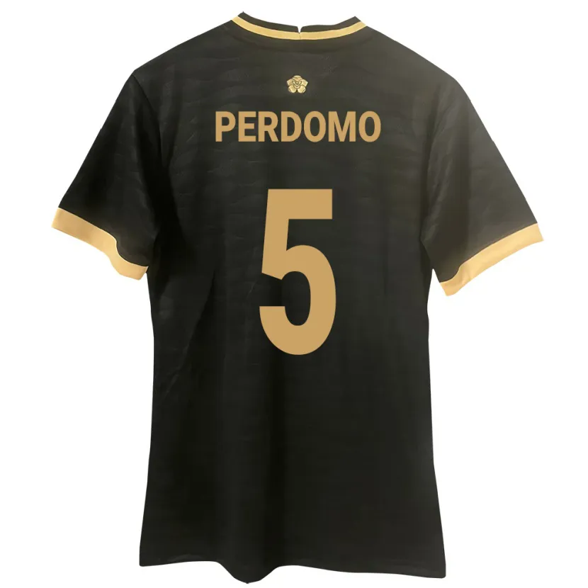 Danxen Kid Panama Reyniel Perdomo #5 Black Away Jersey 24-26 T-Shirt