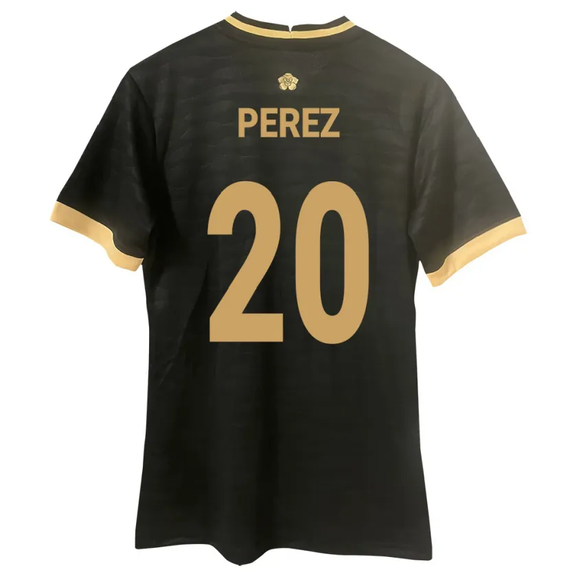 Danxen Kid Panama Blas Pérez #20 Black Away Jersey 24-26 T-Shirt