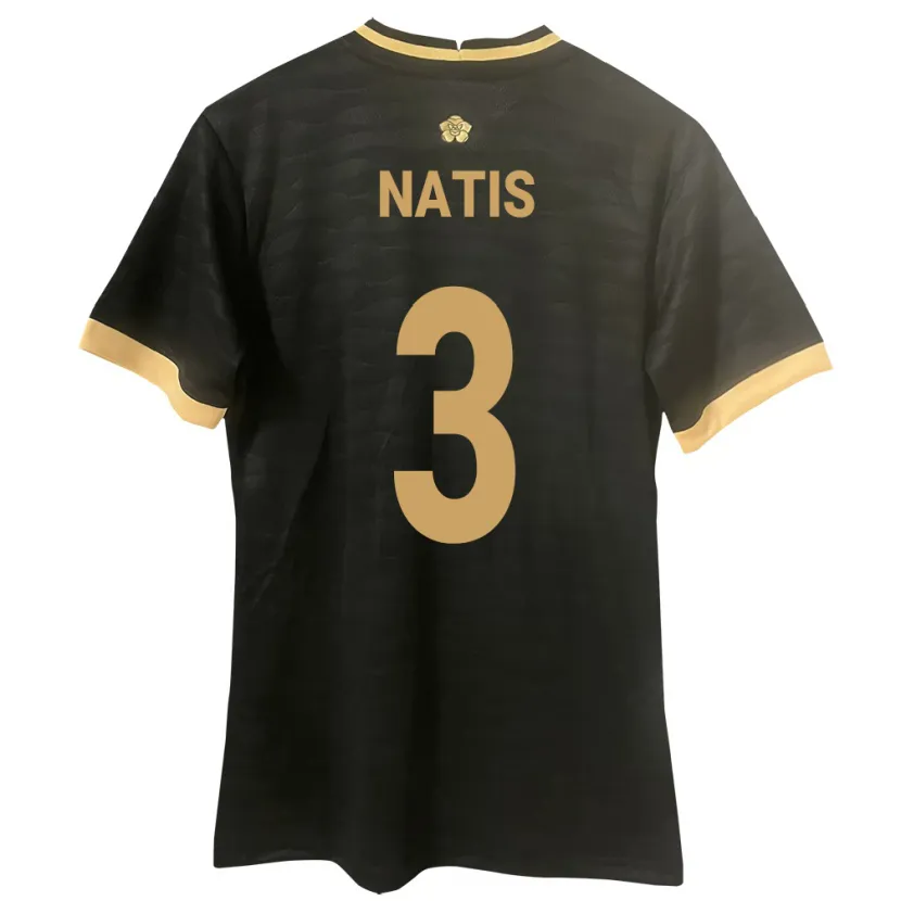 Danxen Kid Panama Wendy Natis #3 Black Away Jersey 24-26 T-Shirt