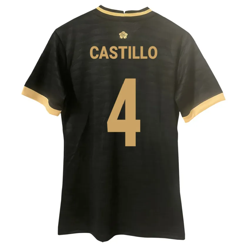 Danxen Kid Panama Katherine Castillo #4 Black Away Jersey 24-26 T-Shirt