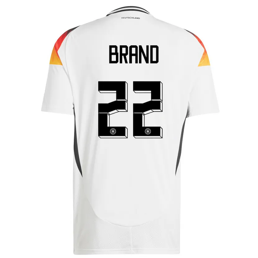 Danxen Men Germany Jule Brand #22 White Home Jersey 24-26 T-Shirt