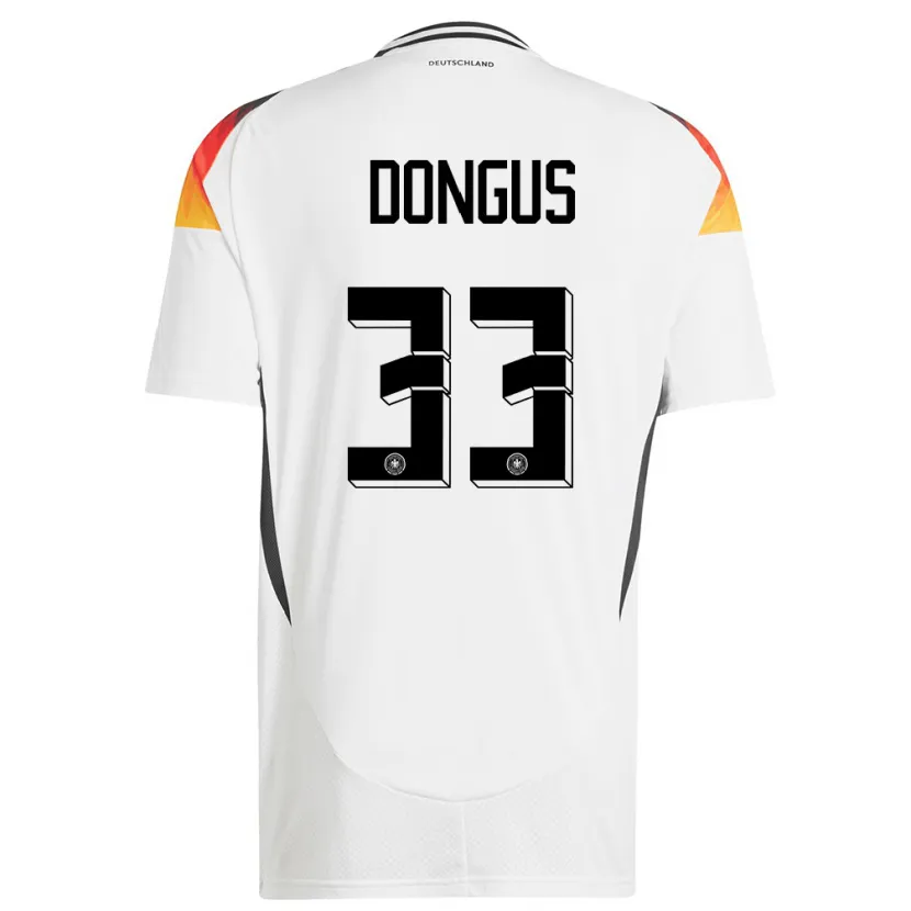 Danxen Men Germany Fabienne Dongus #33 White Home Jersey 24-26 T-Shirt