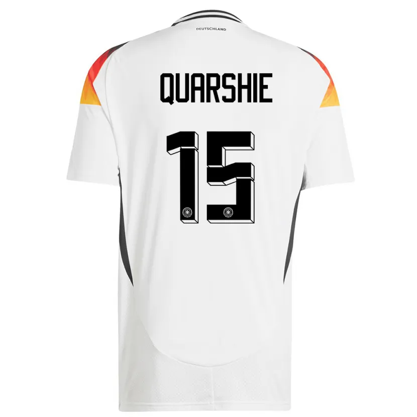 Danxen Men Germany Joshua Quarshie #15 White Home Jersey 24-26 T-Shirt