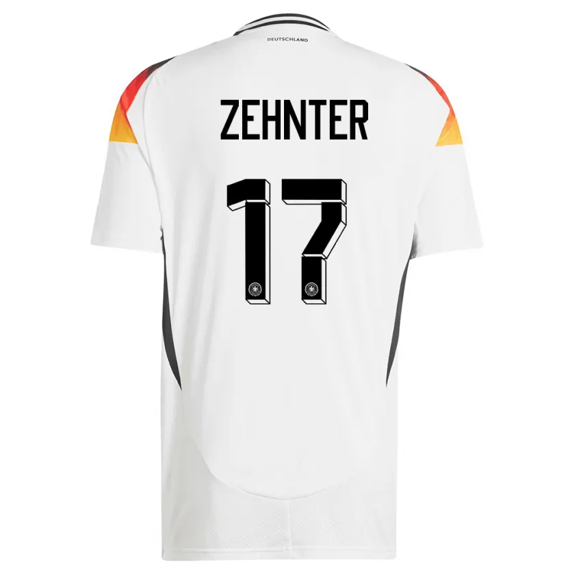 Danxen Men Germany Aaron Zehnter #17 White Home Jersey 24-26 T-Shirt