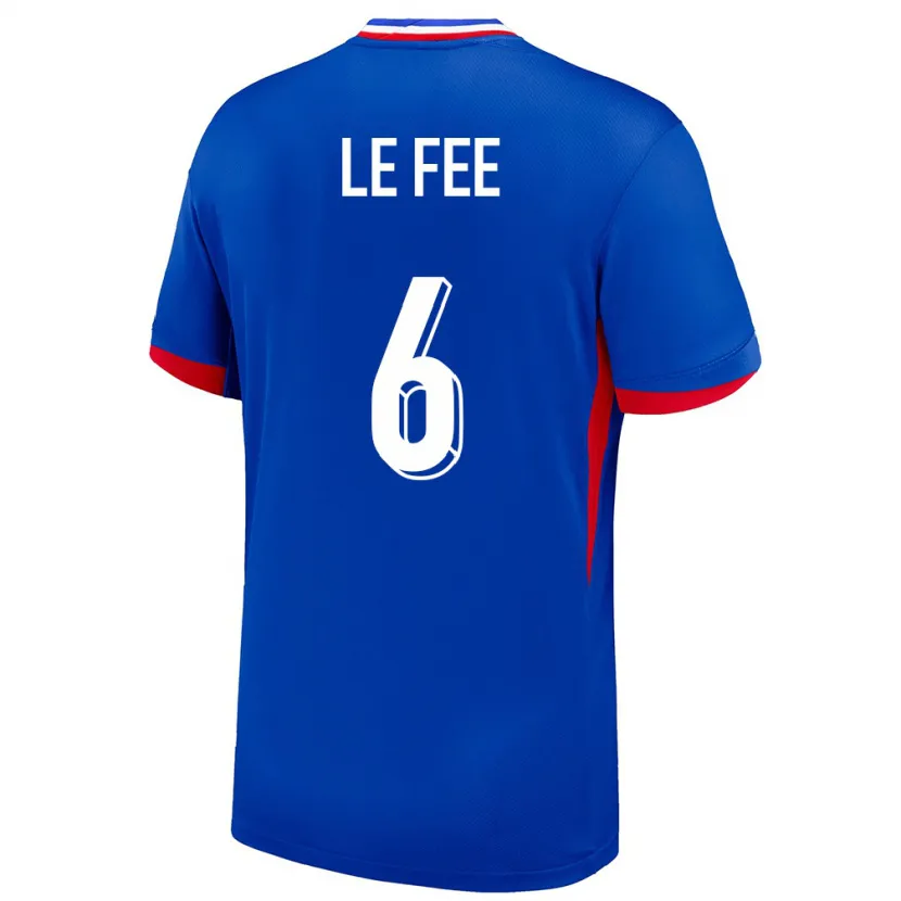 Danxen Men France Enzo Le Fee #6 Blue Home Jersey 24-26 T-Shirt