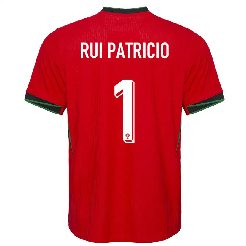 Danxen Men Portugal Rui Patricio #1 Red Home Jersey 24-26 T-Shirt