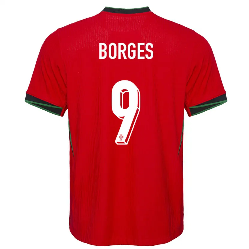 Danxen Men Portugal Ana Borges #9 Red Home Jersey 24-26 T-Shirt