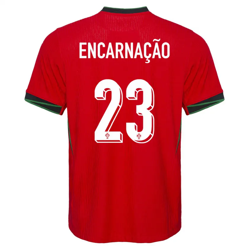 Danxen Men Portugal Telma Encarnacao #23 Red Home Jersey 24-26 T-Shirt