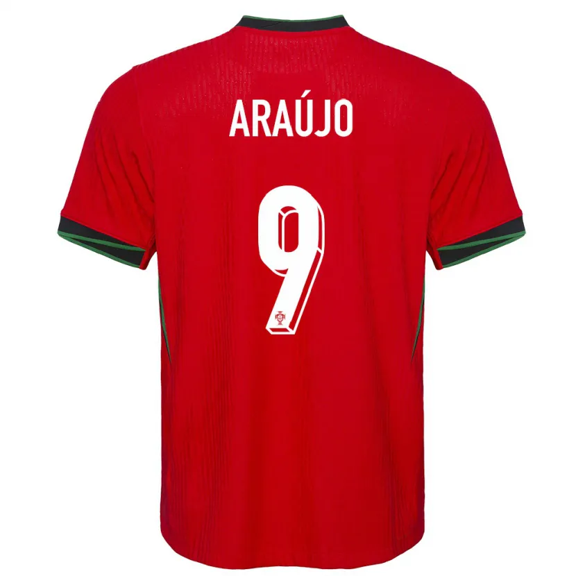 Danxen Men Portugal Henrique Araujo #9 Red Home Jersey 24-26 T-Shirt