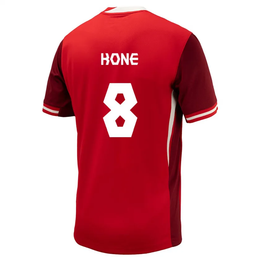 Danxen Men Canada Ismaël Koné #8 Red Home Jersey 24-26 T-Shirt