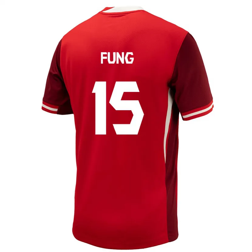 Danxen Men Canada Victor Fung #15 Red Home Jersey 24-26 T-Shirt