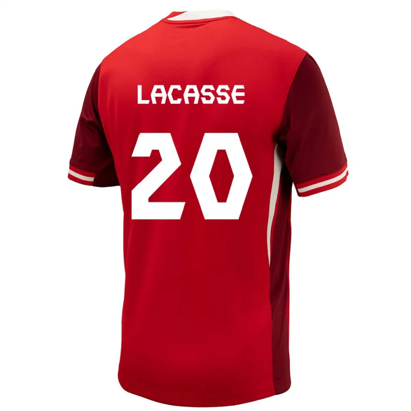 Danxen Men Canada Cloé Lacasse #20 Red Home Jersey 24-26 T-Shirt