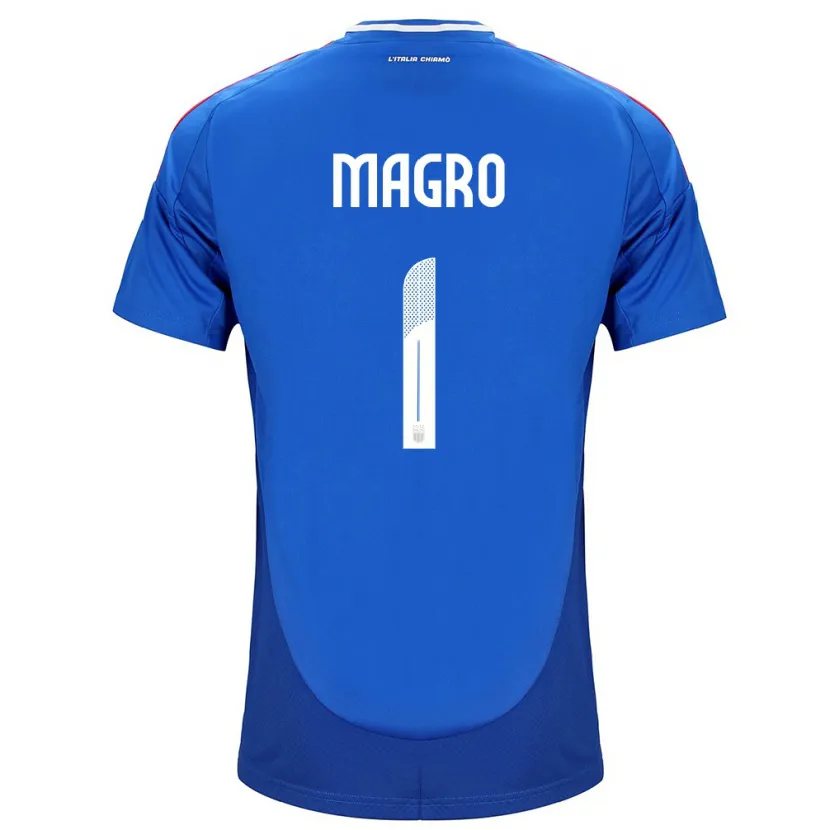 Danxen Men Italy Federico Magro #1 Blue Home Jersey 24-26 T-Shirt