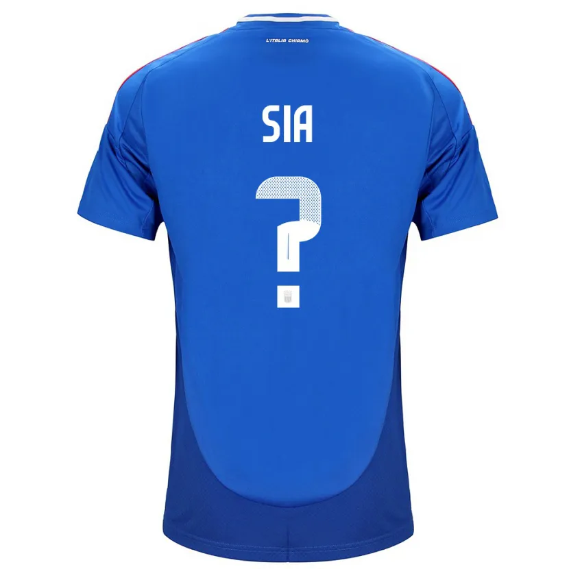 Danxen Men Italy Diego Sia #0 Blue Home Jersey 24-26 T-Shirt