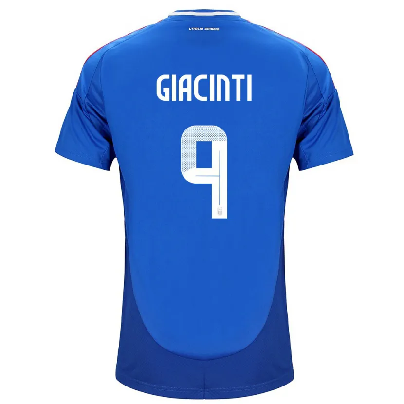 Danxen Men Italy Valentina Giacinti #9 Blue Home Jersey 24-26 T-Shirt