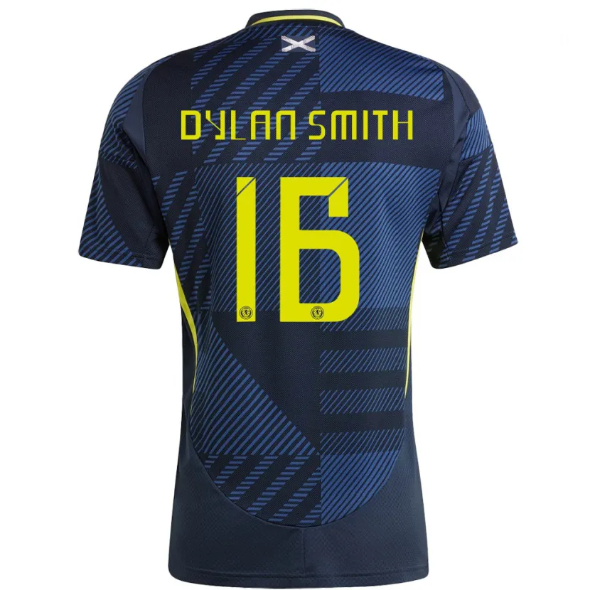 Danxen Men Scotland Dylan Smith #16 Dark Blue Home Jersey 24-26 T-Shirt