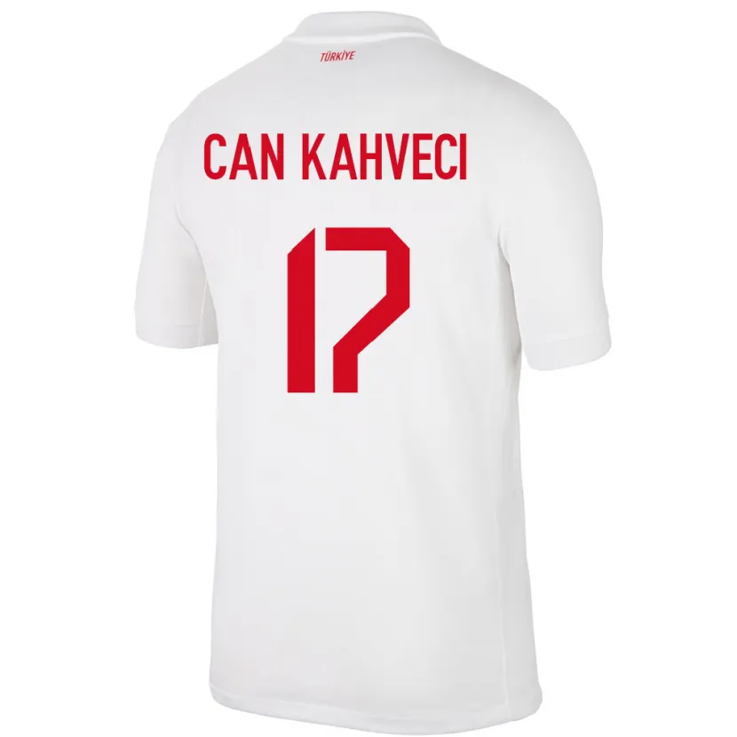 Danxen Men Turkey İrfan Can Kahveci #17 White Home Jersey 24-26 T-Shirt