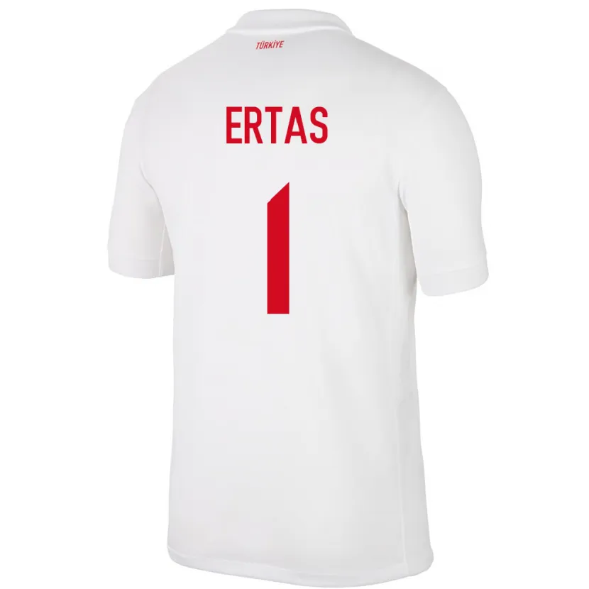 Danxen Men Turkey Deniz Ertaş #1 White Home Jersey 24-26 T-Shirt