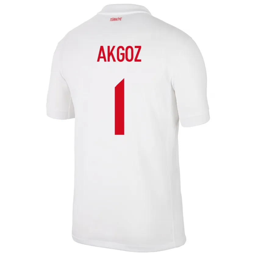 Danxen Men Turkey Selda Akgöz #1 White Home Jersey 24-26 T-Shirt