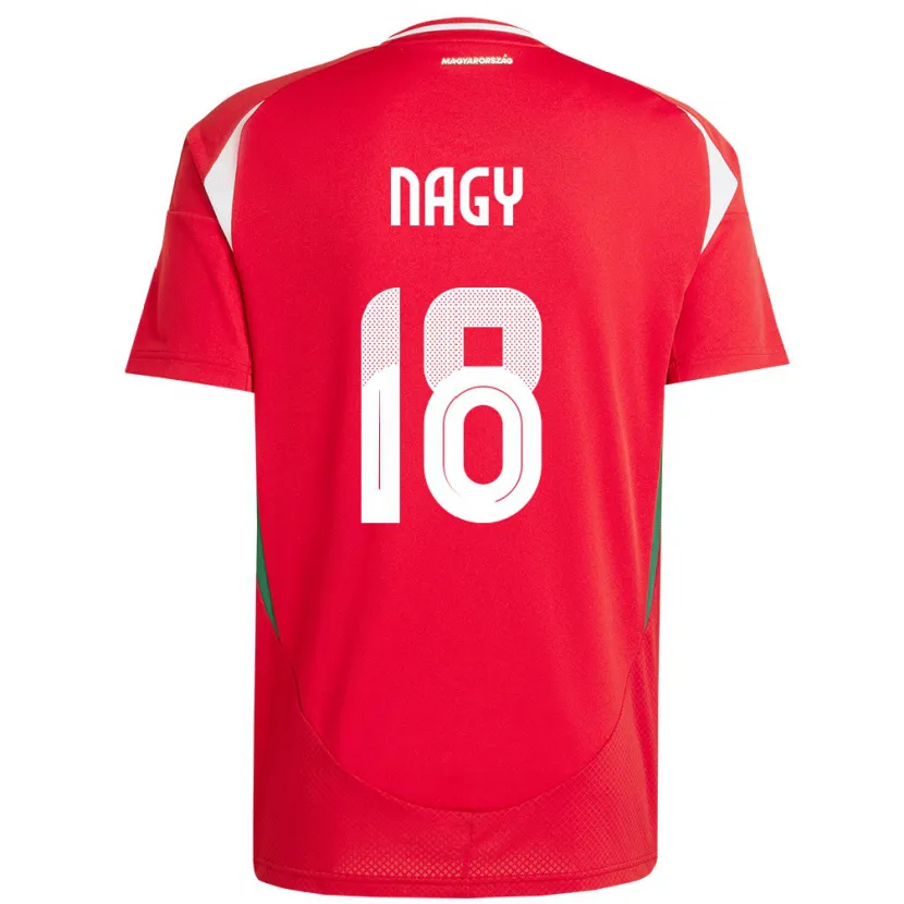 Danxen Men Hungary Zsolt Nagy #18 Red Home Jersey 24-26 T-Shirt