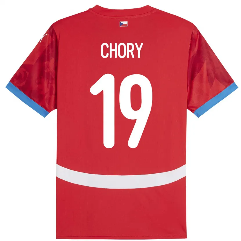 Danxen Men Czech Republic Tomas Chory #19 Red Home Jersey 24-26 T-Shirt