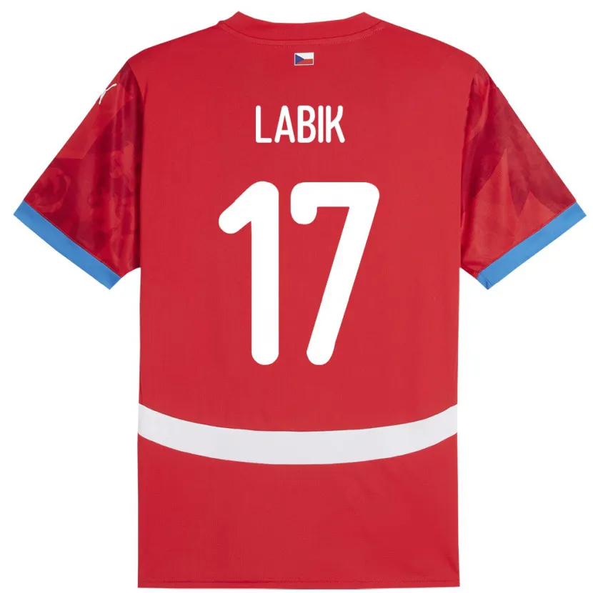 Danxen Men Czech Republic Albert Labik #17 Red Home Jersey 24-26 T-Shirt