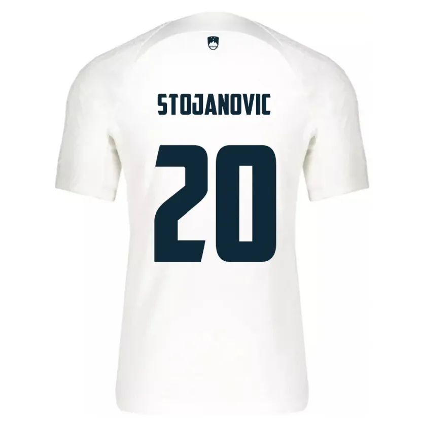 Danxen Men Slovenia Petar Stojanović #20 White Home Jersey 24-26 T-Shirt