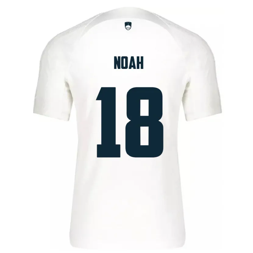 Danxen Men Slovenia Noah Weißbach #18 White Home Jersey 24-26 T-Shirt