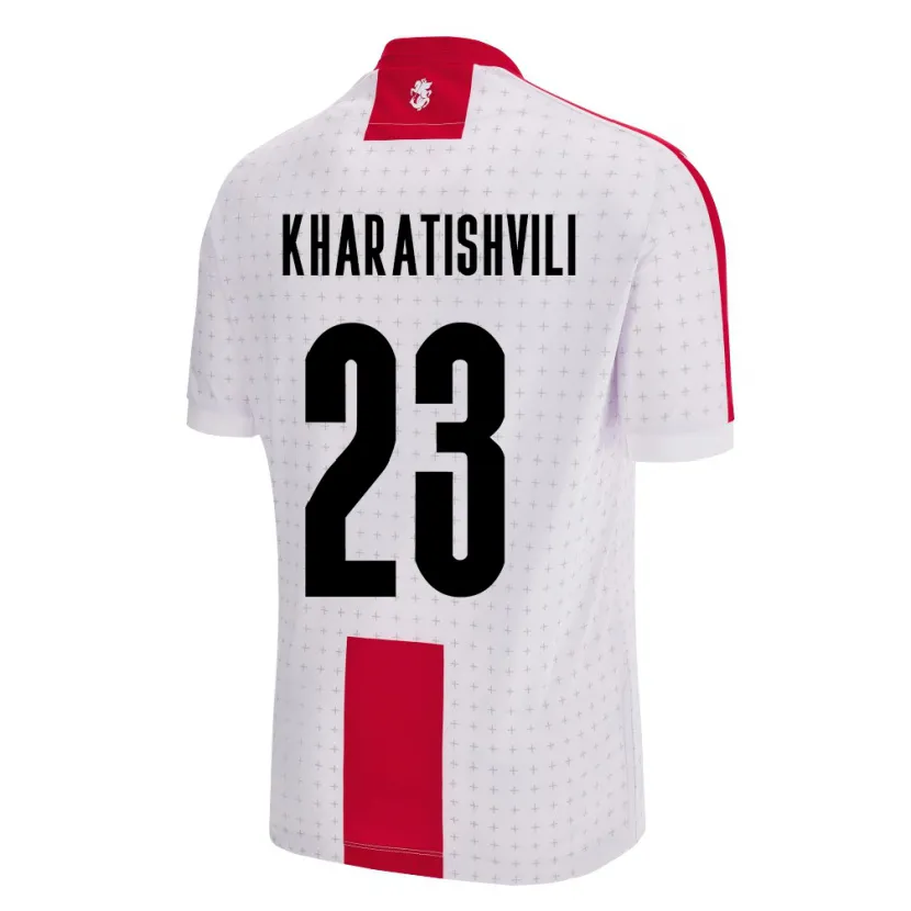 Danxen Men Georgia Luka Kharatishvili #23 White Home Jersey 24-26 T-Shirt