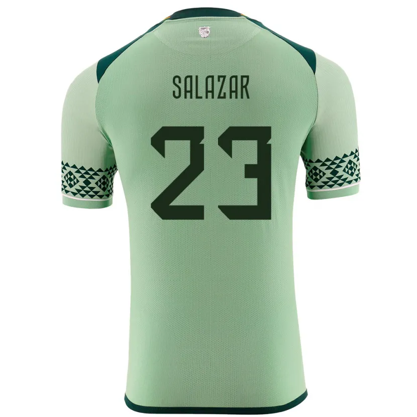 Danxen Men Bolivia Alba Salazar #23 Light Green Home Jersey 24-26 T-Shirt