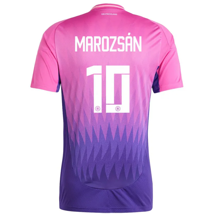 Danxen Men Germany Dzsenifer Marozsan #10 Pink Purple Away Jersey 24-26 T-Shirt