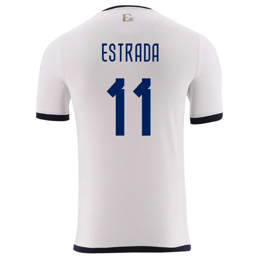 Danxen Men Ecuador Michael Estrada #11 White Away Jersey 24-26 T-Shirt