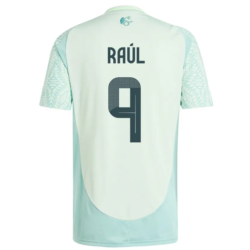 Danxen Men Mexico Raul Jimenez #9 Linen Green Away Jersey 24-26 T-Shirt