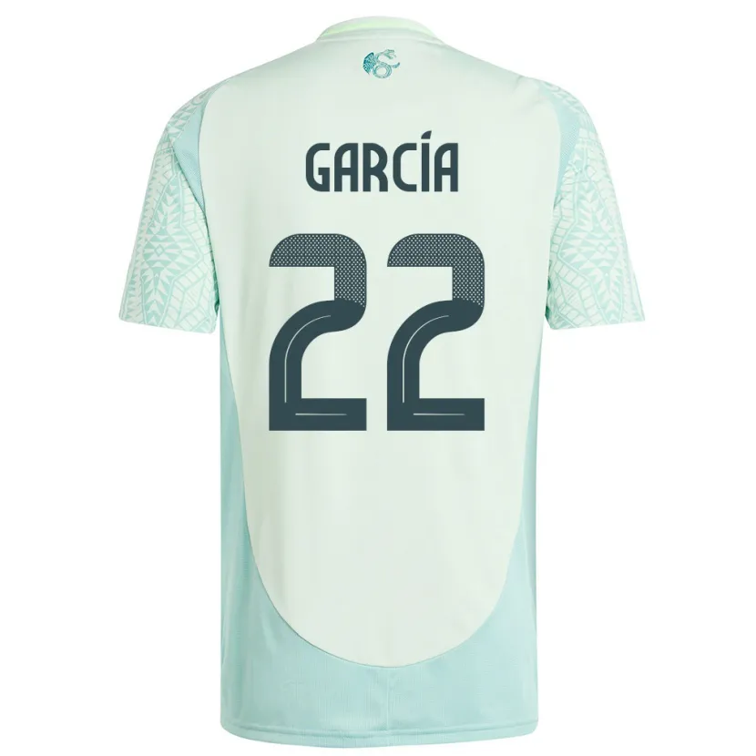 Danxen Men Mexico Diana Garcia #22 Linen Green Away Jersey 24-26 T-Shirt