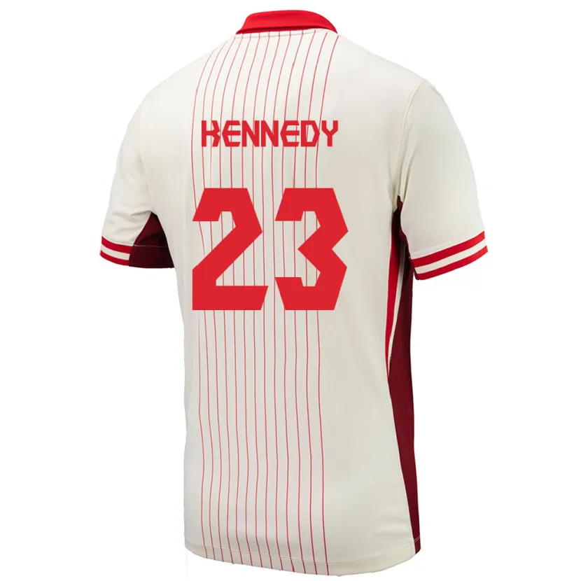 Danxen Men Canada Scott Kennedy #23 White Away Jersey 24-26 T-Shirt