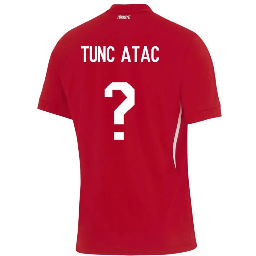 Danxen Men Turkey Arin Tunç Ataç #0 Red Away Jersey 24-26 T-Shirt