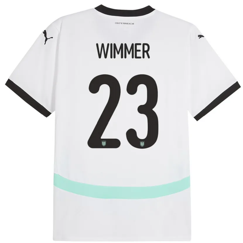 Danxen Men Austria Patrick Wimmer #23 White Away Jersey 24-26 T-Shirt