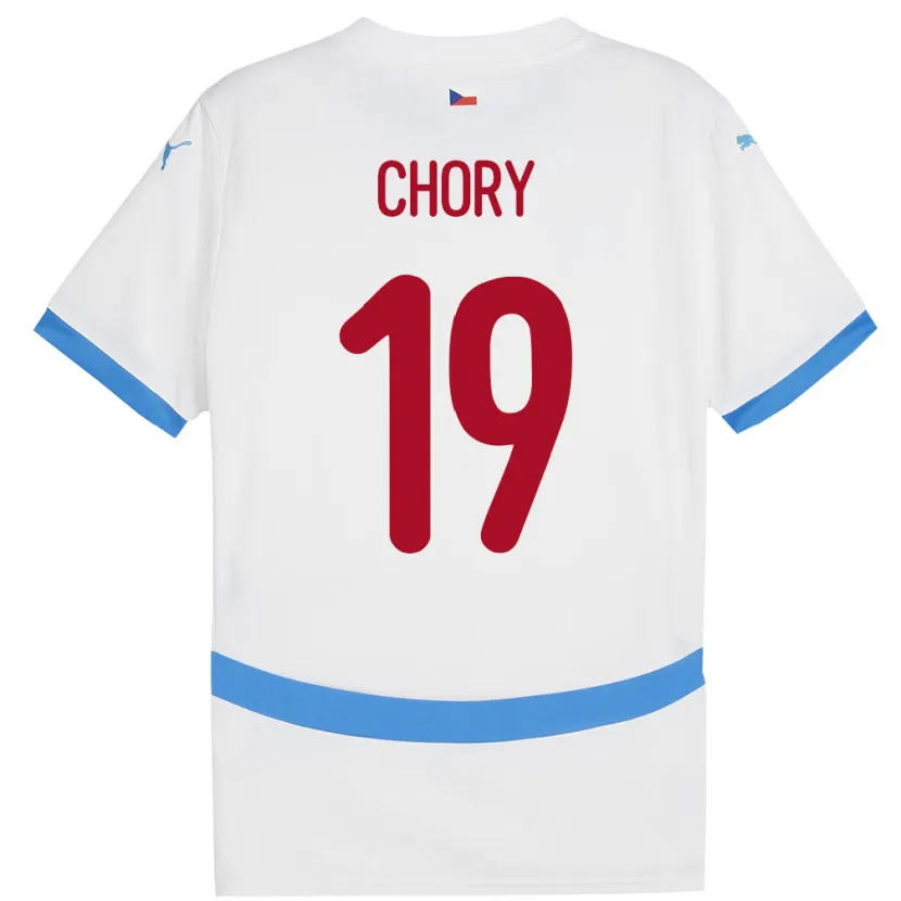 Danxen Men Czech Republic Tomas Chory #19 White Away Jersey 24-26 T-Shirt