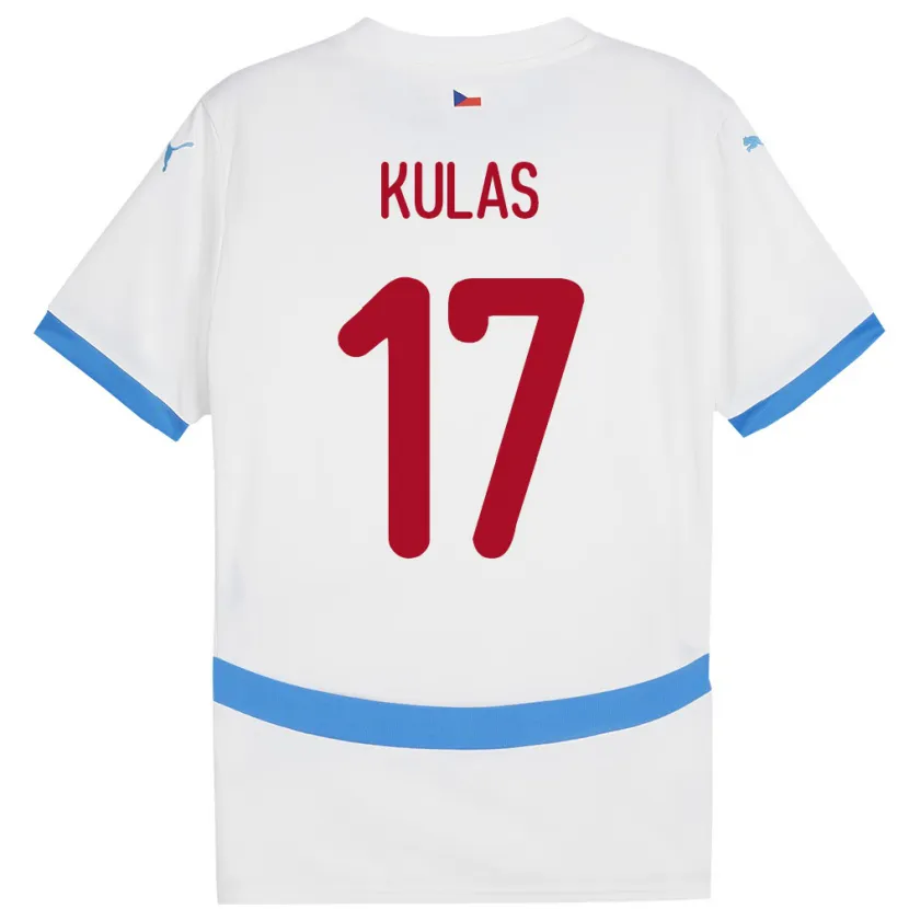 Danxen Men Czech Republic Martin Kulas #17 White Away Jersey 24-26 T-Shirt